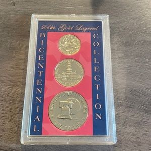 24 KT GOLD LAYERED BICENTENNIAL COLLECTION SET